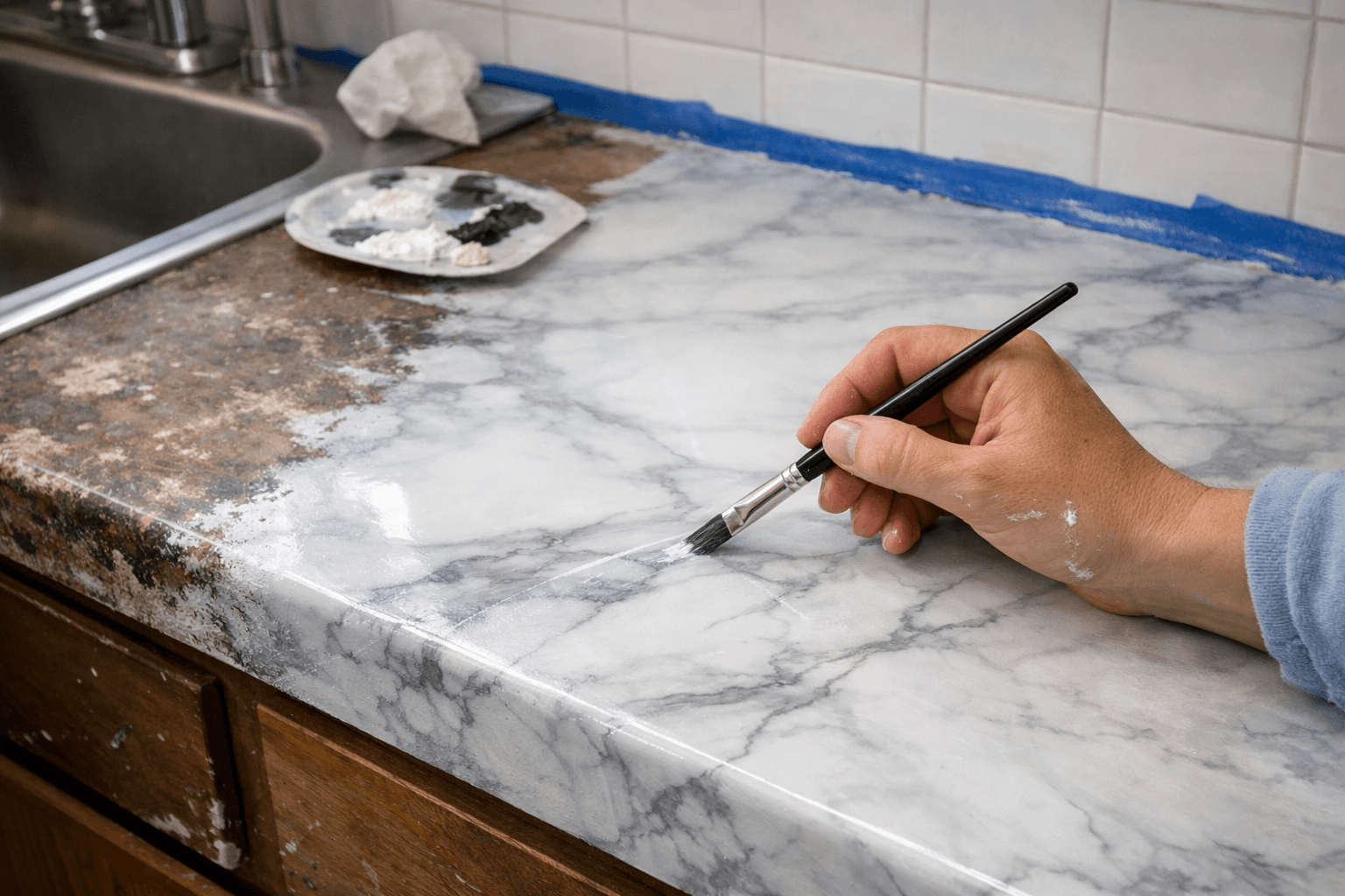 Czym pomalować blat kuchenny, aby był bezpieczny dla żywności i odporny na plamy