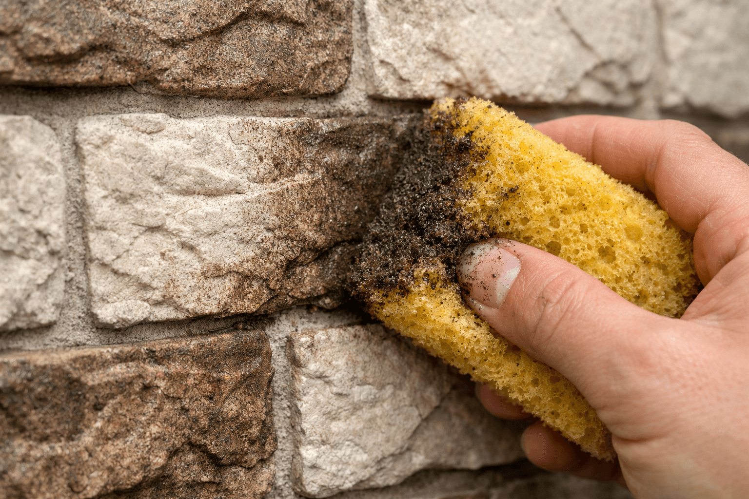 Czym pomalować kamień gipsowy, żeby wyglądał jak naturalna skała