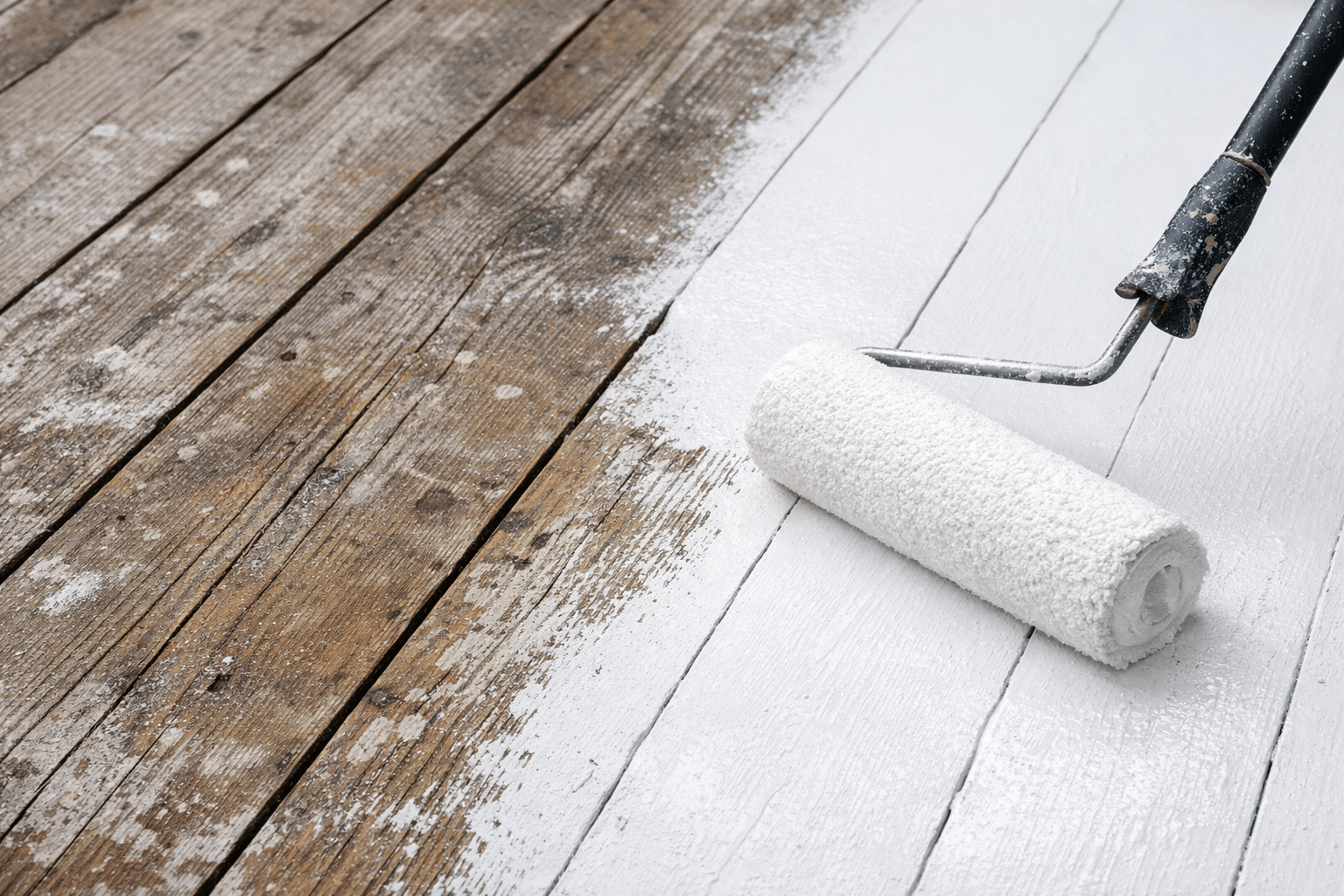 Czym pomalować starą podłogę drewnianą, by przywrócić jej dawny blask bez cyklinowania