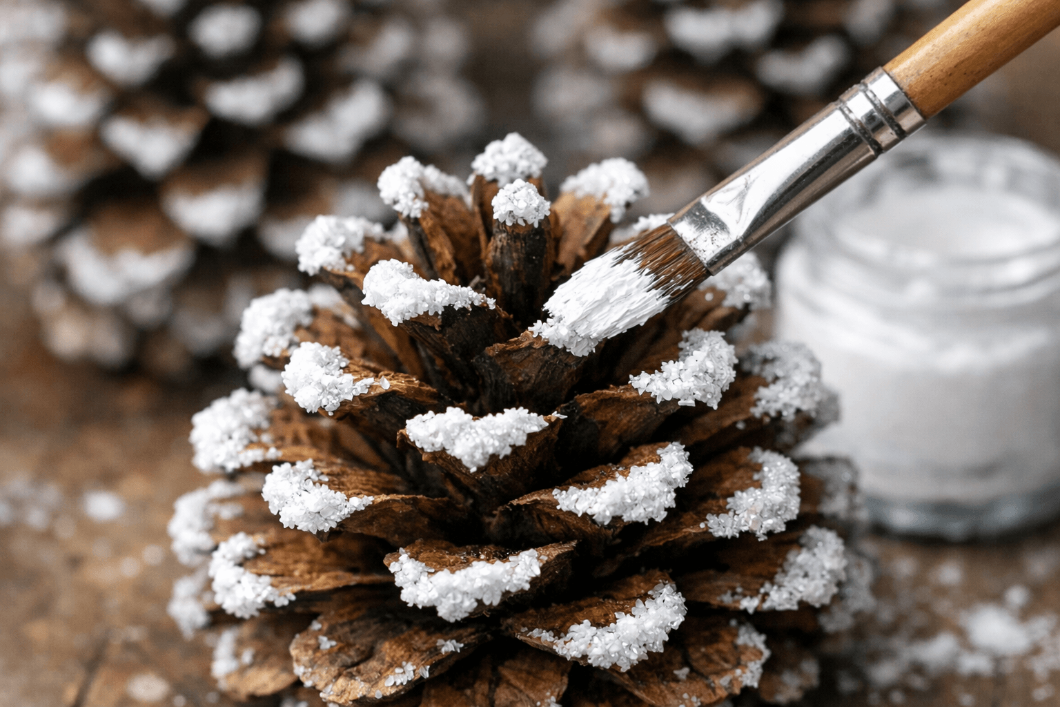 Czym pomalować szyszki, by stworzyć magiczne dekoracje świąteczne z dziećmi