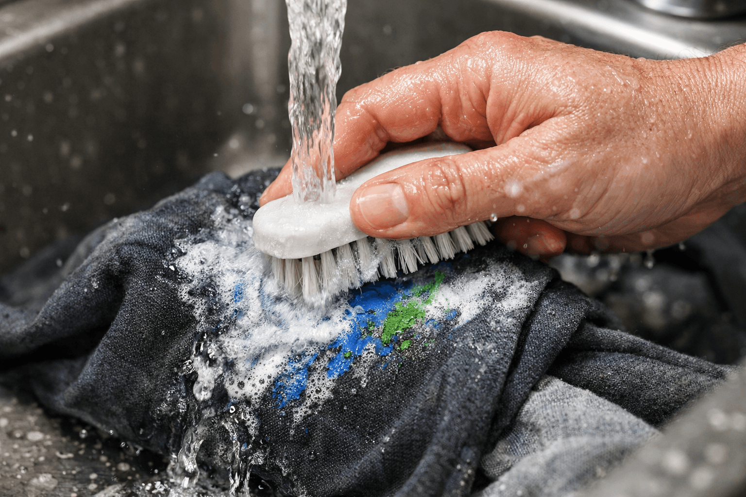 Czym zmyć farbę z ubrania, by nie musiało lądować w koszu na śmieci