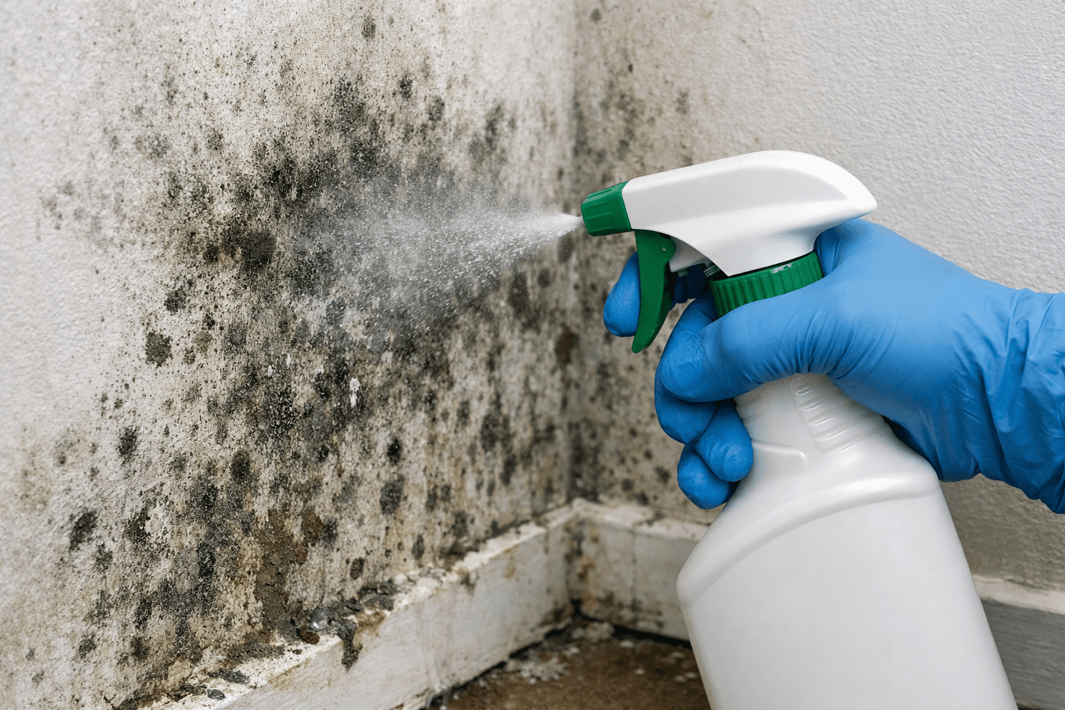 Czym zmyć grzyb ze ściany, żeby problem nie powrócił z pierwszym deszczem