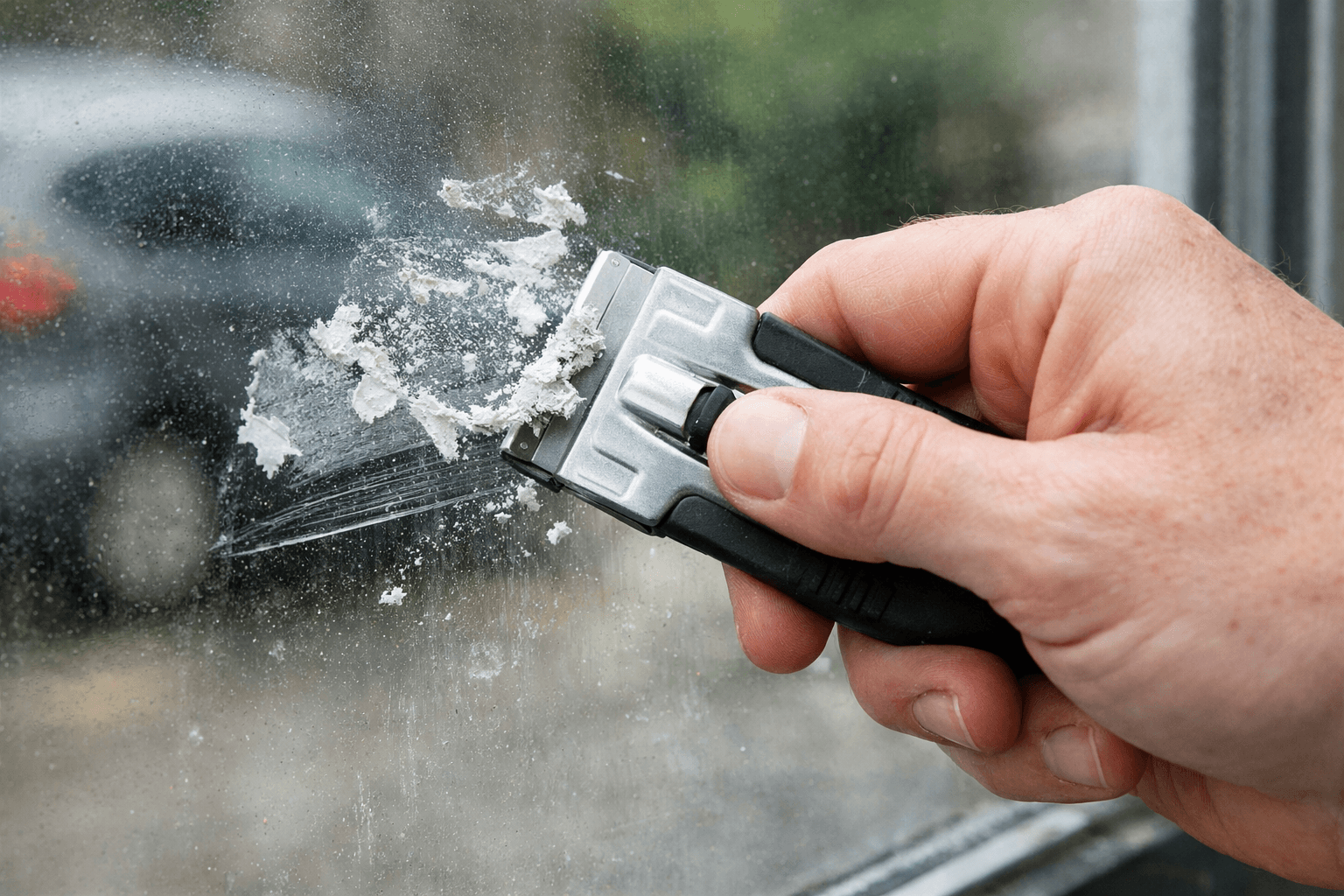 Czym zmyć klej z szyby, aby odzyskać idealną przejrzystość bez smug