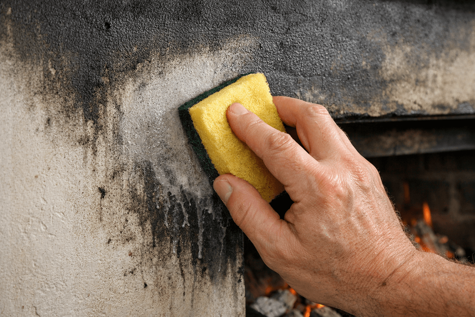 Czym zmyć okopcone ściany po sezonie grzewczym i przygotować je do malowania