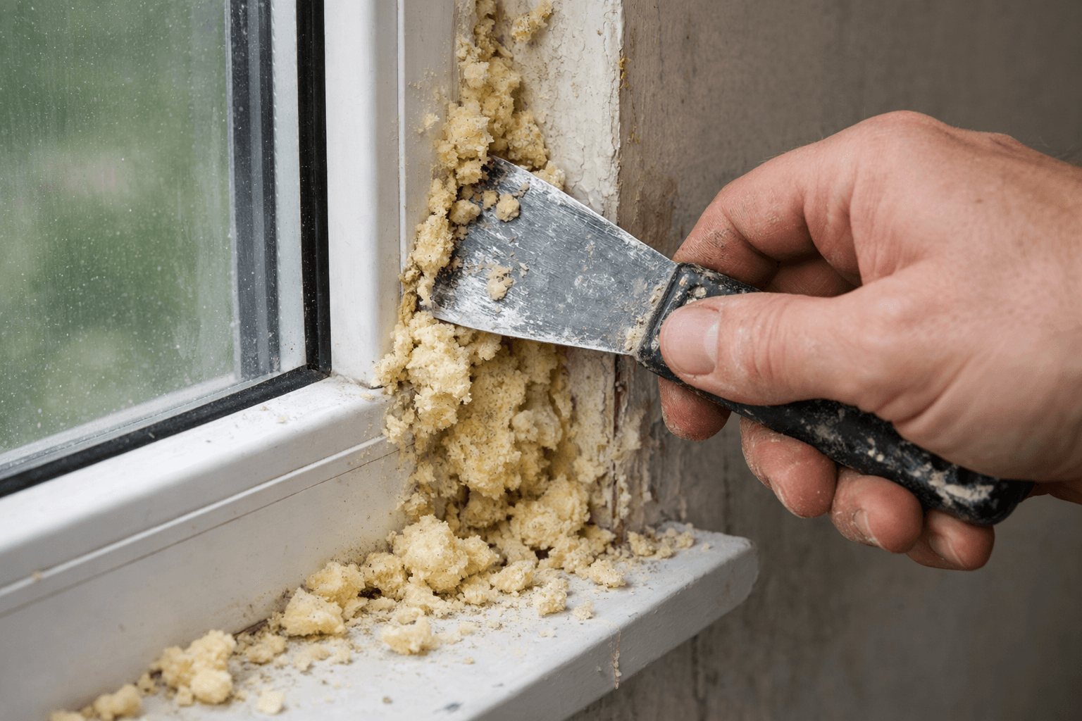 Czym zmyć pianke montażową, gdy zaschnie tam, gdzie nie powinna