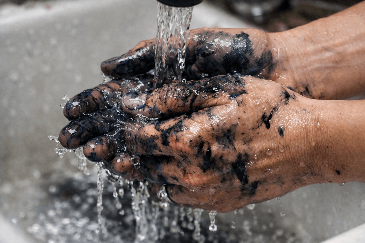 Czym zmyć tusz z rąk po wymianie tonera bez szorowania skóry do krwi